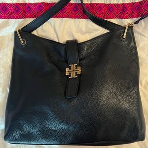 Tory Burch pebbled leather hobo bag